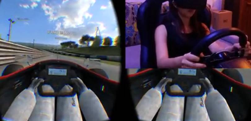 虚拟现实沉浸式F1赛车驶始体验
